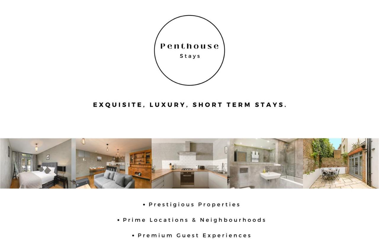 Penthousestays Nr Notting Hill - Luxury 2 Bedroom King Bed Apartment - Near Portobello Road London Ngoại thất bức ảnh